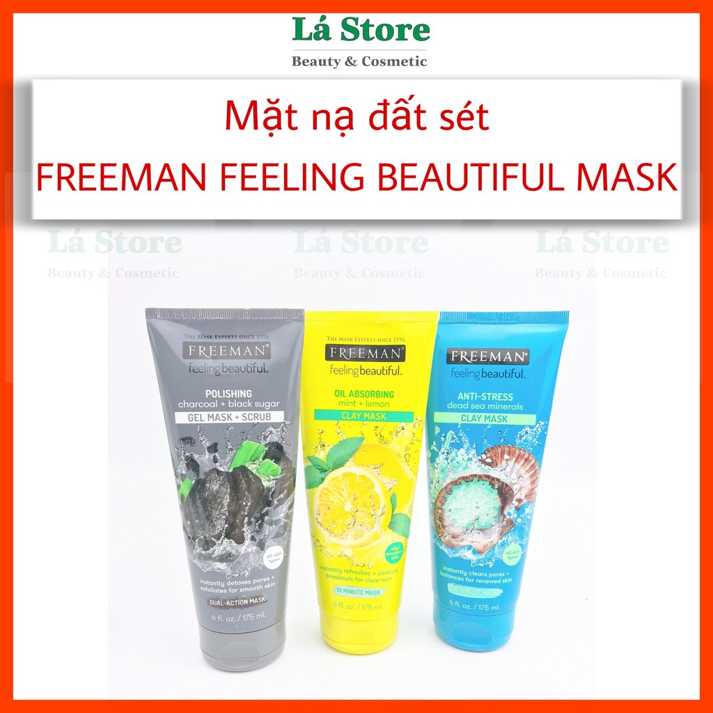 Mặt nạ đất sét Freeman Feeling Beautyfull Mask - Lá Store