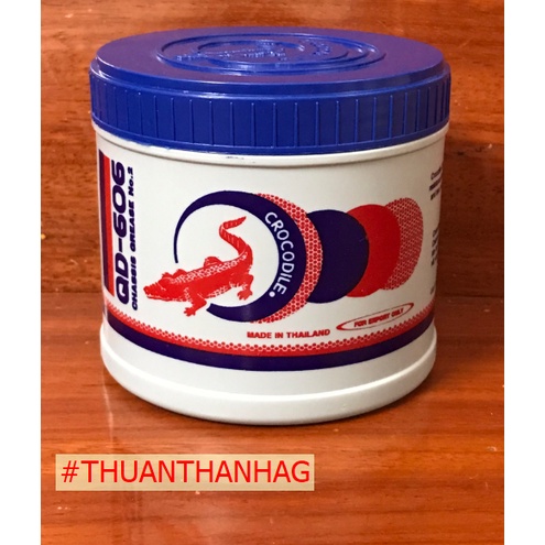 Mỡ bò chỉ Cá Sấu, Mỡ bôi trơn đa năng Thái Lan 500Gr