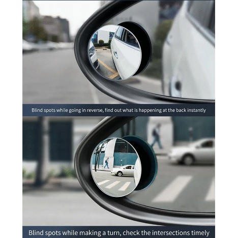 Bộ gương cầu lồi mở rộng góc nhìn, chống điểm mù cho xe hơi Baseus LV466 Full View Blind Spot Rearview Mirrors (Bộ 2cái)