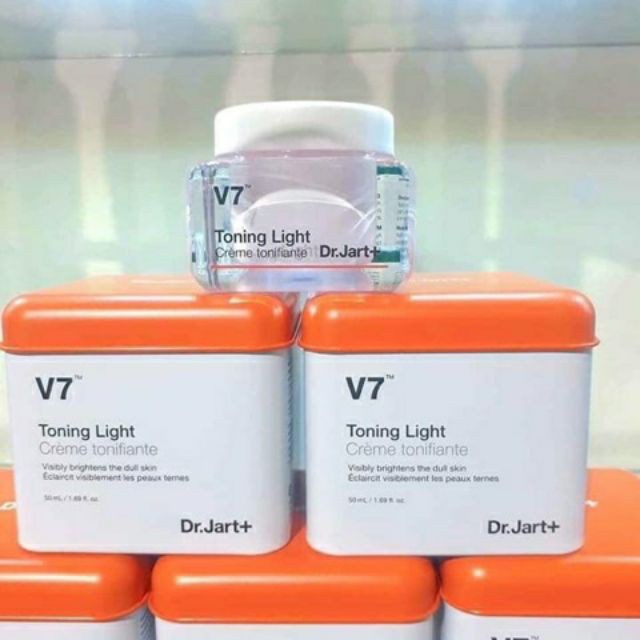 ( 💥MẪU VUÔNG DATE 2023 🌷) Kem Dưỡng Trắng Da V7 Toning Light Dr.Jart 50Ml - fullsize