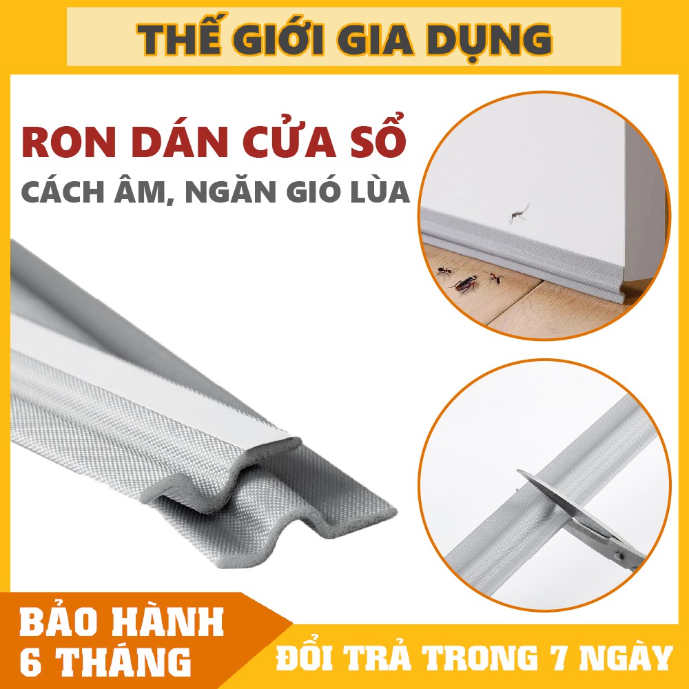 2 Mét Ron Dán Chắn Chặn Khe Cửa Ngăn Côn Trùng Bụi Bẩn Cách Âm Chống Thoát Hơi Máy Lạnh Chống Va Đập