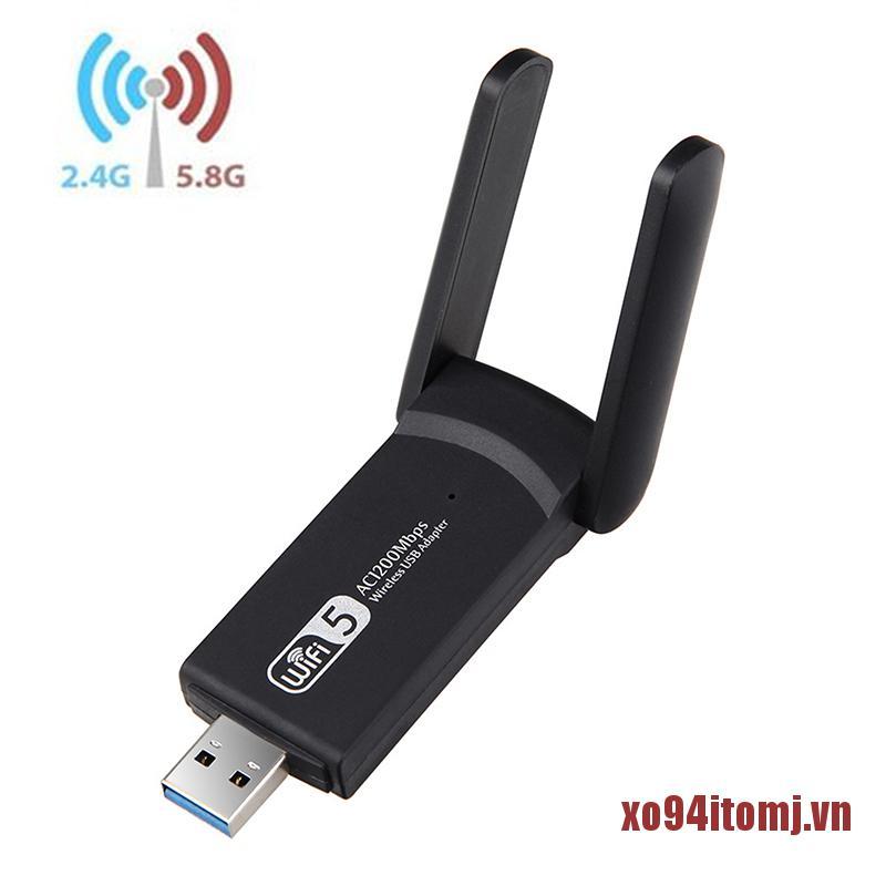 Usb 3.0 Mạng Xmj 1200mbps 802.11ac Dual Band 2.4g / 5.8ghz Wifi