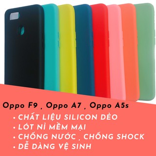 Ốp lưng chống bẩn oppo F9, A5s, A7, Realme 2 Pro silicon dẻo VieCase