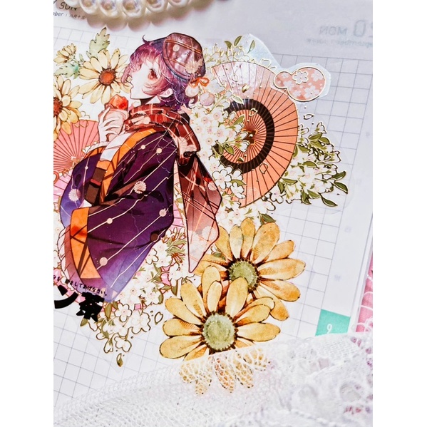 Băng dính trang trí PET tape hoạ tiết đặc biệt nhà MERRY