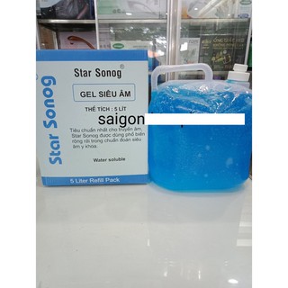 Gel siêu âm triệt lông xanh