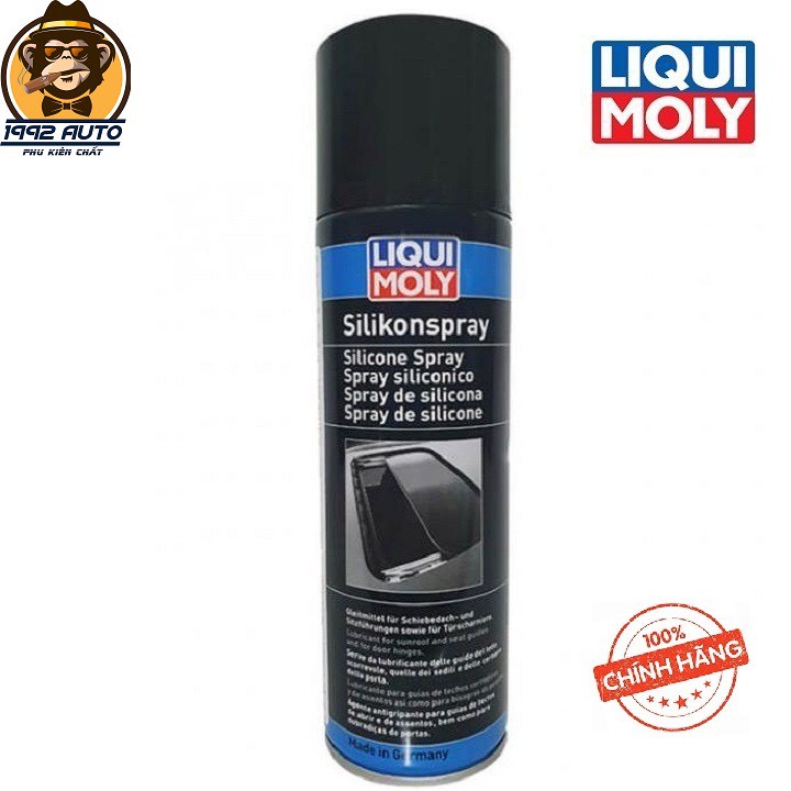 Chai xịt silicon bôi trơn bảo dưỡng cao su, nhựa Liqui Moly Silicon-Spray 3310 300ml