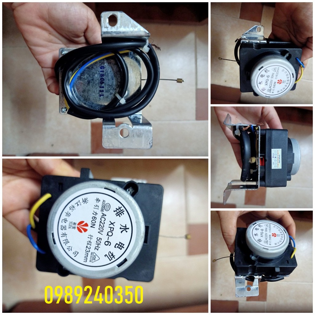 Van xả máy giặt cửa trên, lồng đứng