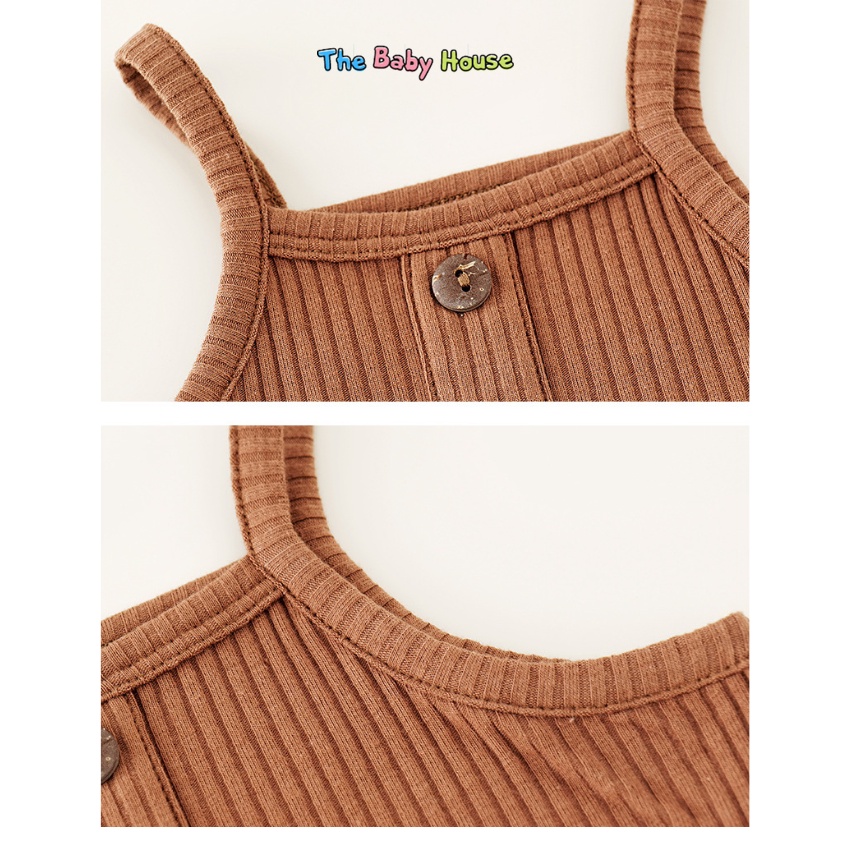 Bộ Áo Liền Thân Cho Bé  𝐅𝐑𝐄𝐄𝐒𝐇𝐈𝐏 Bodysuit Không Tay Phong Cách Đơn Giản Thoải Mái Dễ Thương Cho Bé Trai Bé Gái