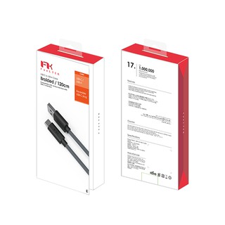 Cáp sạc USB-C to USB-A Cable Feeltek - màu đen