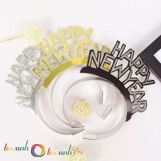 TIECXINH_COMBO 3 CÀI TÓC HAPPY NEW YEAR