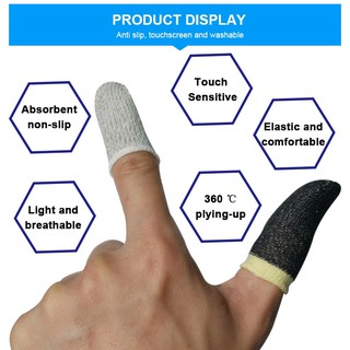 Bộ bao 2 ngón tay chuyên dụng chơi game mobile chống ra mồ hôi tay