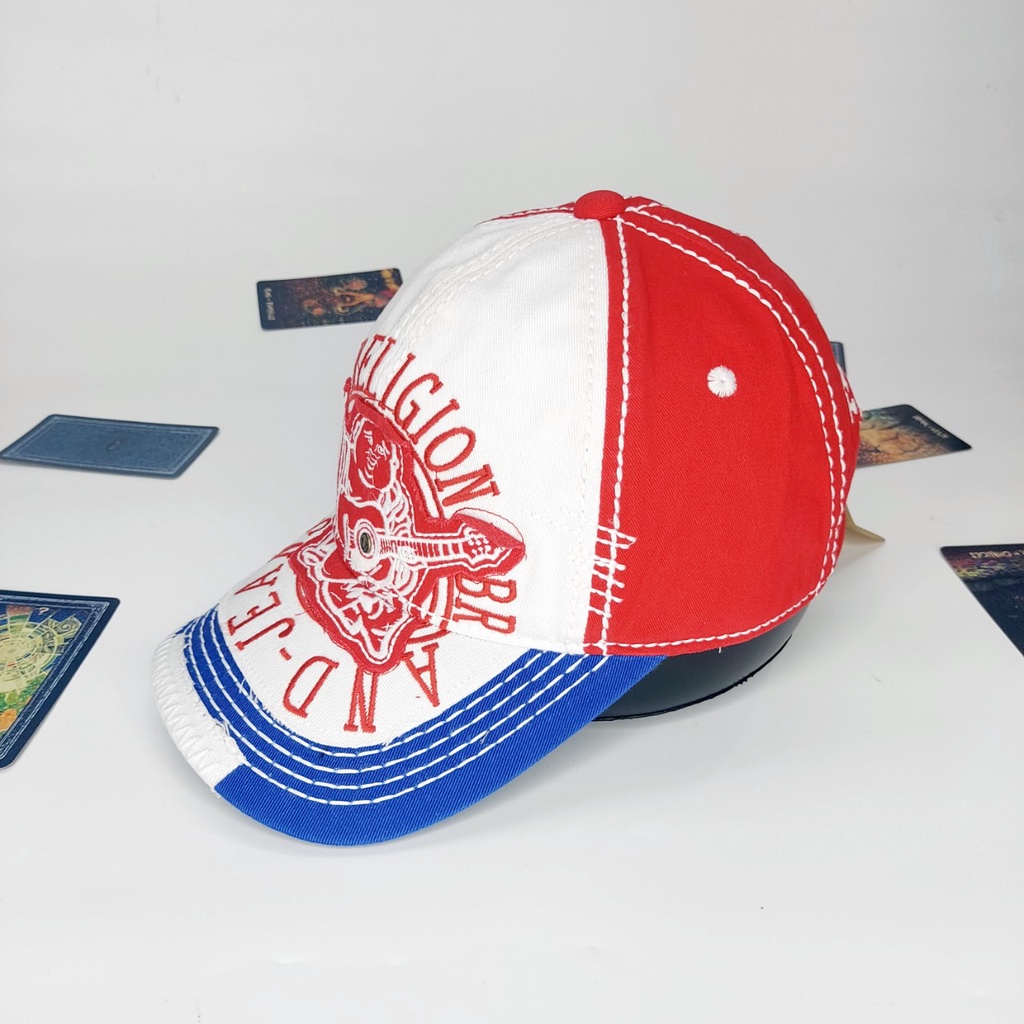 Nón kết ông địa true , Mũ lưỡi trai thời trang cao cấp địa quảng châu màu mới thêu full cực chất