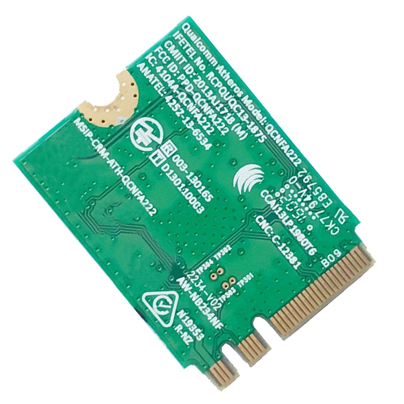 Thẻ WiFi Không Dây QCNFA222 AW-NB234NF 802.11A / B / G / N 2.4GHz 5GHz WiFi + BT 4.0 NGFF Wlan Và Phụ Kiện