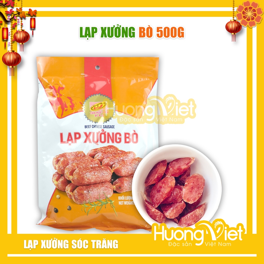 Đặc sản lạp xưởng Sóc Trăng Tân Huê Viên chính hãng hương vị gia truyền thơm ngon đậm đà vị Mai Quế Lộ