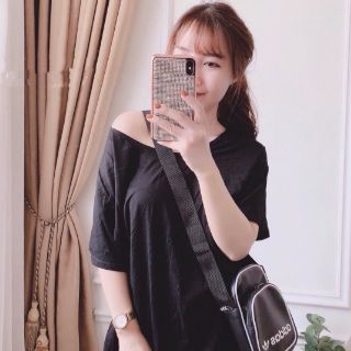 Áo thun đan dây Basic đơn giản cực xinh