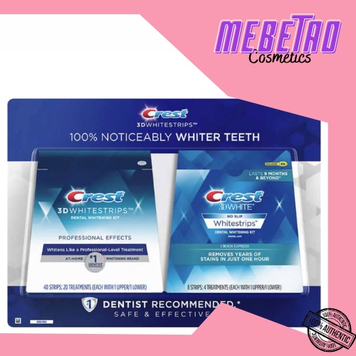 Miếng dán trắng răng Crest 3D White 1 GÓI CHÍNH HÃNG
