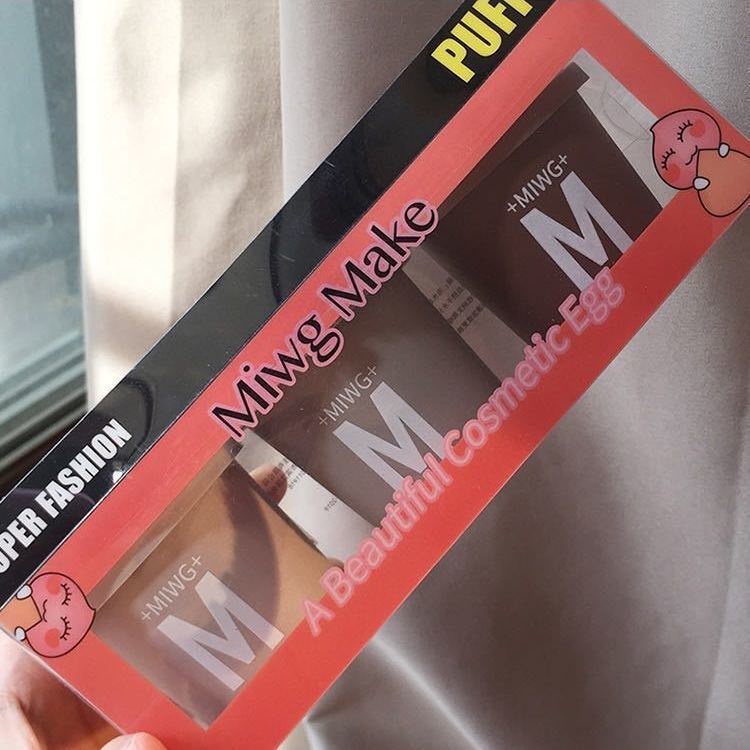 Mút Trang Điểm Hình Trứng Mềm Mại Có Thể Sử Dụng Ướt Và Khô