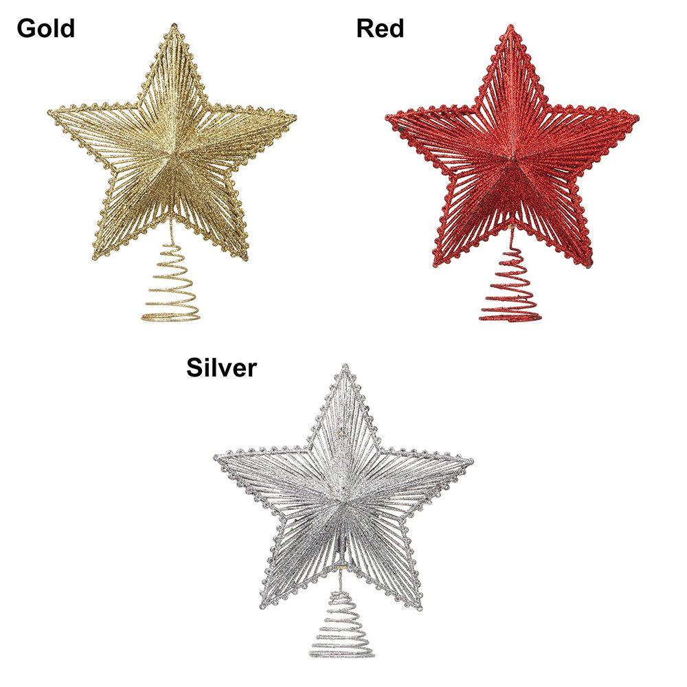 CONOPERY Ngôi Sao Năm Cánh Bằng Sắt Dùng Trang Trí Cây Thông Giáng Sinh