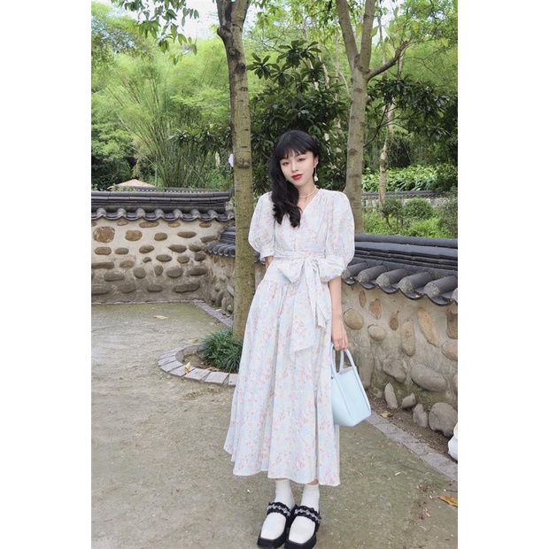 Đầm Hoa Thiết Kế Mới Xinh Xắn Thời Trang Mùa Hè Dành Cho Nữ