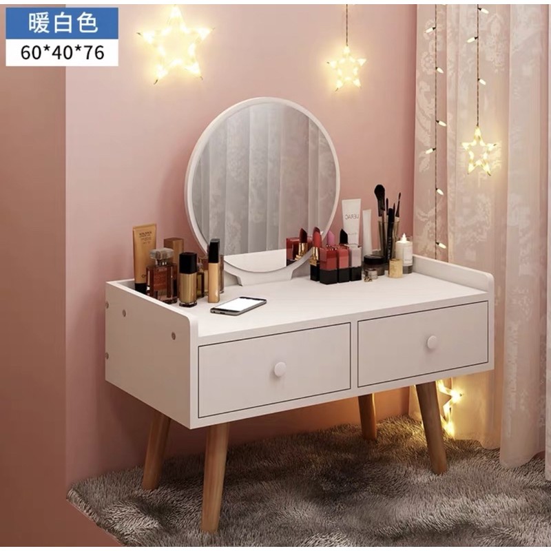 Bàn trang điểm ngồi bệt kiểu phong cách hiện đại bàn phấnmini có đèn LED | BigBuy360 - bigbuy360.vn