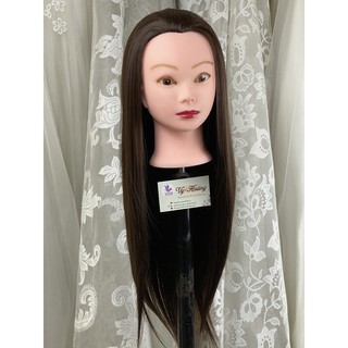 ĐẦU MANOCANH HỌC TÓC ( 70cm )- chất liệu nilon cao cấp