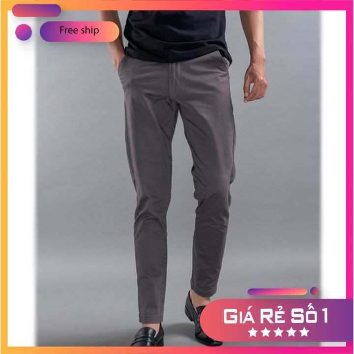 Quần Kaki nam ⚡ CAO CẤP ⚡ Quần thô co giãn 4 chiều, dáng Âu công sở