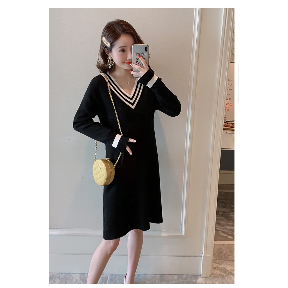 Váy Len Bầu Đầm Bầu Cho Bé Bú A1704