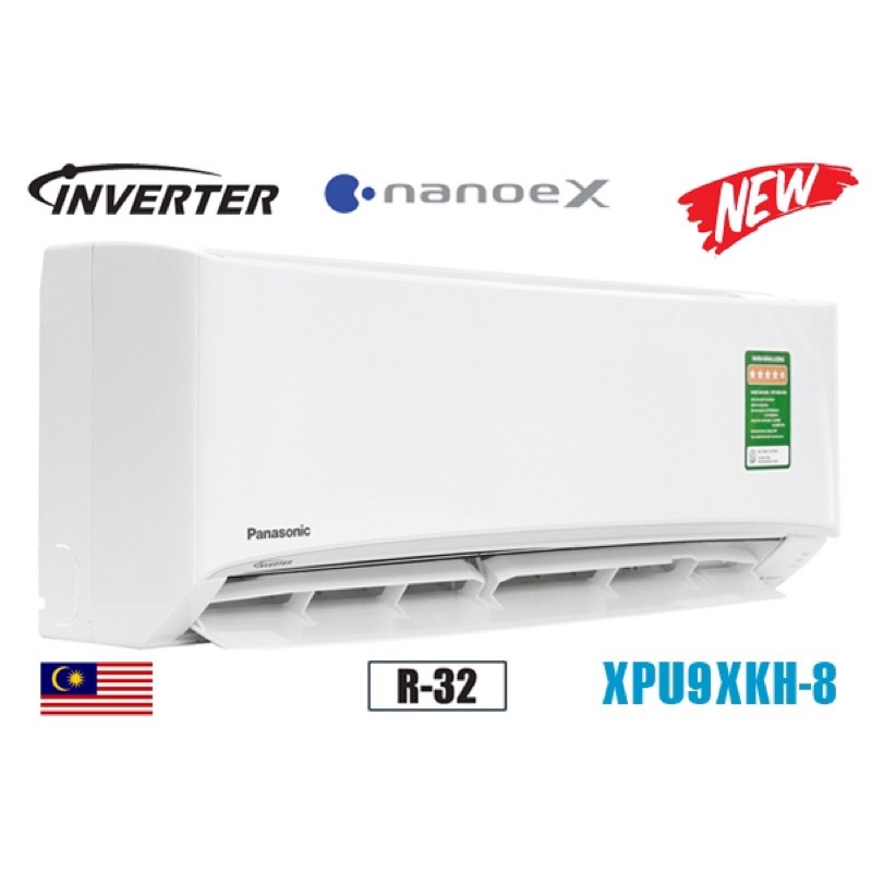 Điều hòa Panasonic 9000BTU 1 chiều inverter XPU9XKH-8 gas R32 [2021] Chỉ Giao Tại Thái Bình