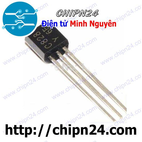 [25 CON] Transistor C828 TO-92 NPN 100mA 25V (2SC828 828)