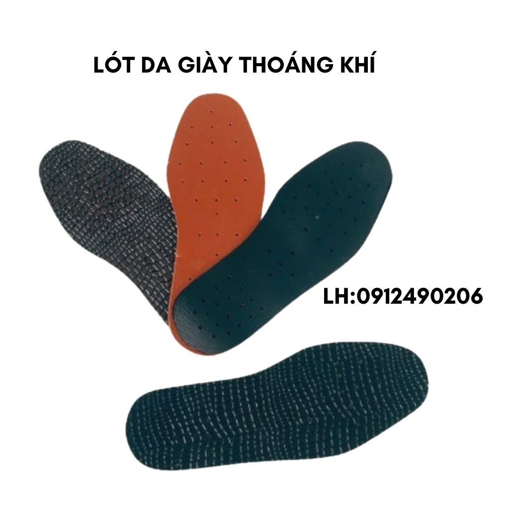 Lót Giầy Da Thông Thoáng Khử Mùi Hôi Chân Hiệu Qủa