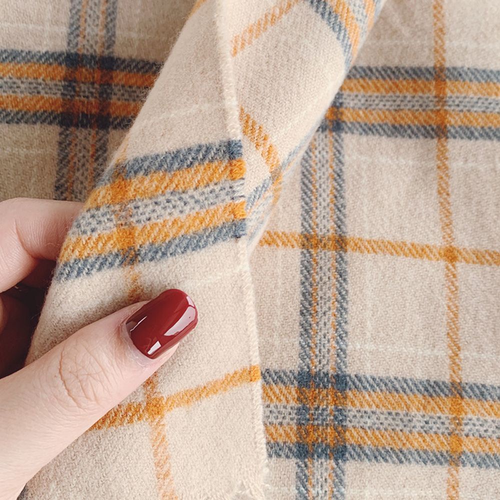 Khăn choàng dài giả cashmere mềm mại dày ấm áp nhiều màu sắc phong cách Hàn Quốc thời trang thu đông cho nữ