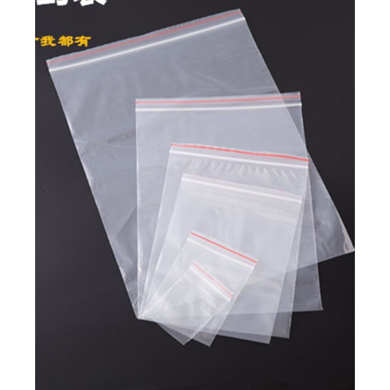 50 chiếc túi zip miết mép size nhỏ từ số 00-5 (4x5 cm- 10 x 14cm)