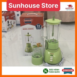 Máy xay sinh tố Sunhouse SHD5112, Máy xay sinh tố với cối lớn giúp việc pha chế rau củ quả, thực phẩm dễ dàng.
