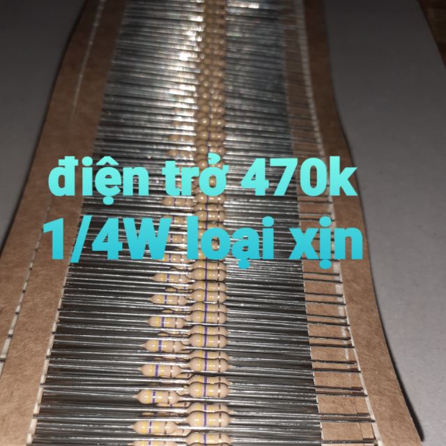 50 điện trở 470k 1/4W xịn