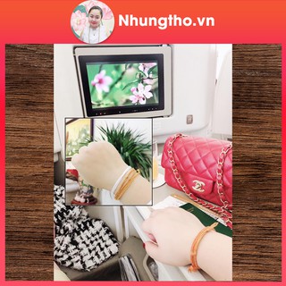 Vòng chỉ trắng cầu con tại chùa sri lanka - nhung thỏ