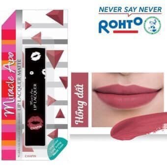 Son kem lì Miracle Apo Lip Lacquer Matte 3ml