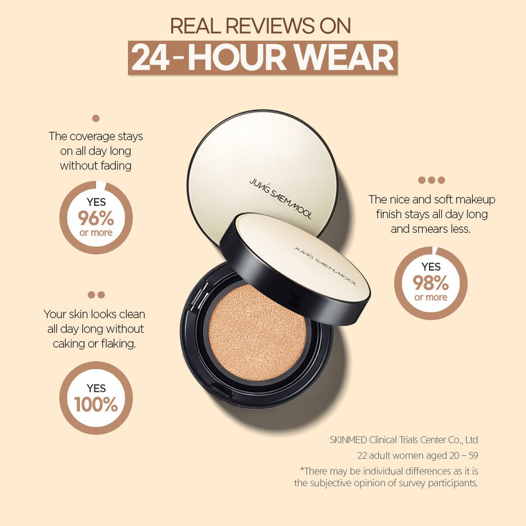 Kem Chống Nắng Dạng Cushion SPF50 + / PA + + + 14g Thương Hiệu JUNGSAEMMOOL #Bảng Phấn Mắt 4 Màu 4 Màu Tùy Chọn