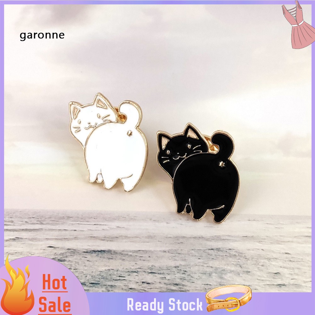 GA_Cute Cartoon Animal Ass Enamel Brooch Pin Backpack Hats Metal Badge Jewelry