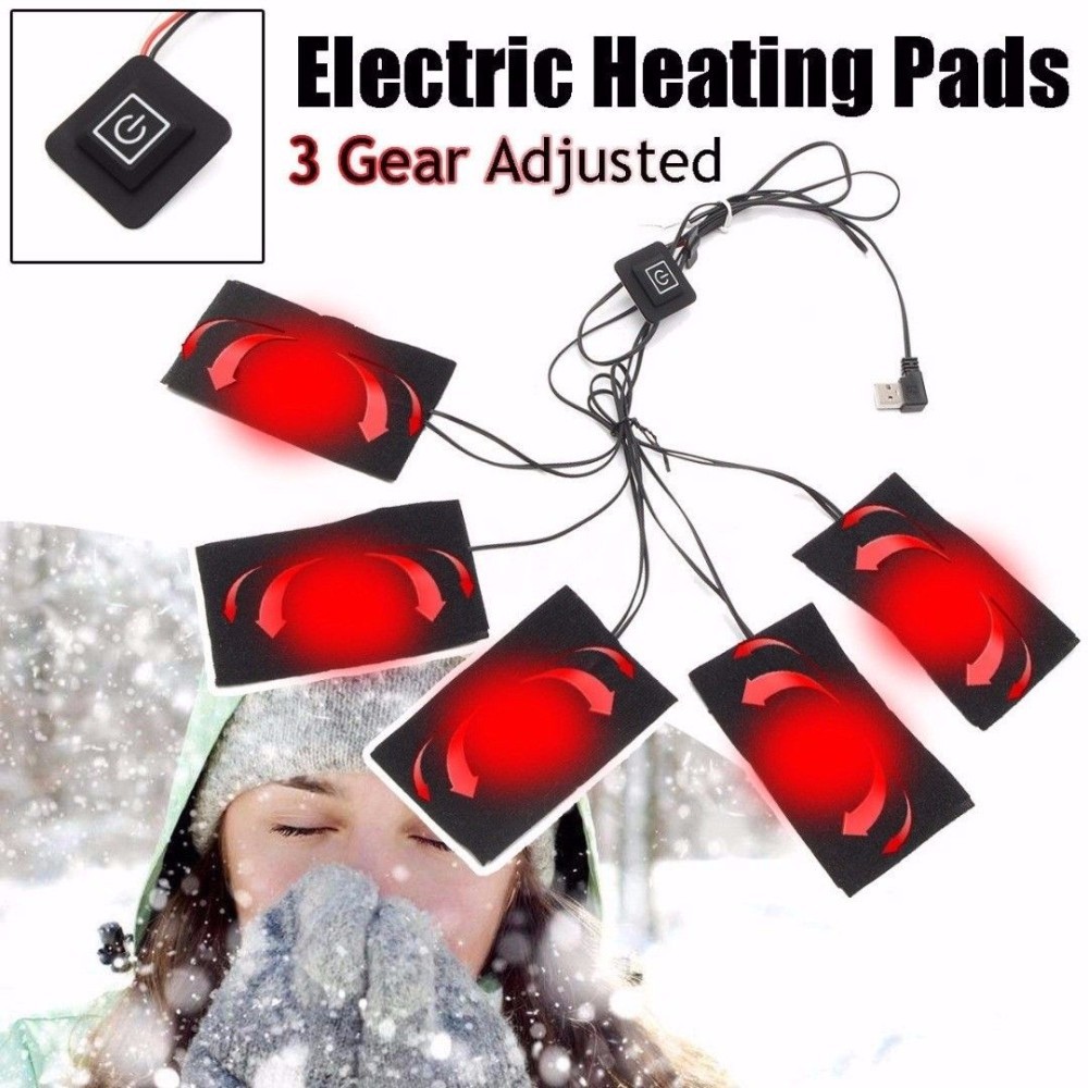 Đệm Vải Sưởi Ấm Quần Áo 3 Trong 1 Bằng Sợi Carbon Có Thể Điều Chỉnh Tiện Dụng