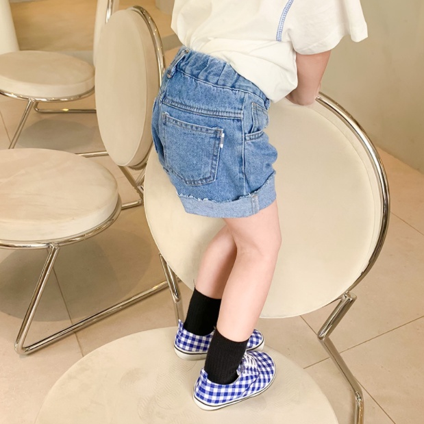 Quần short jean cá tính cho bé Q634