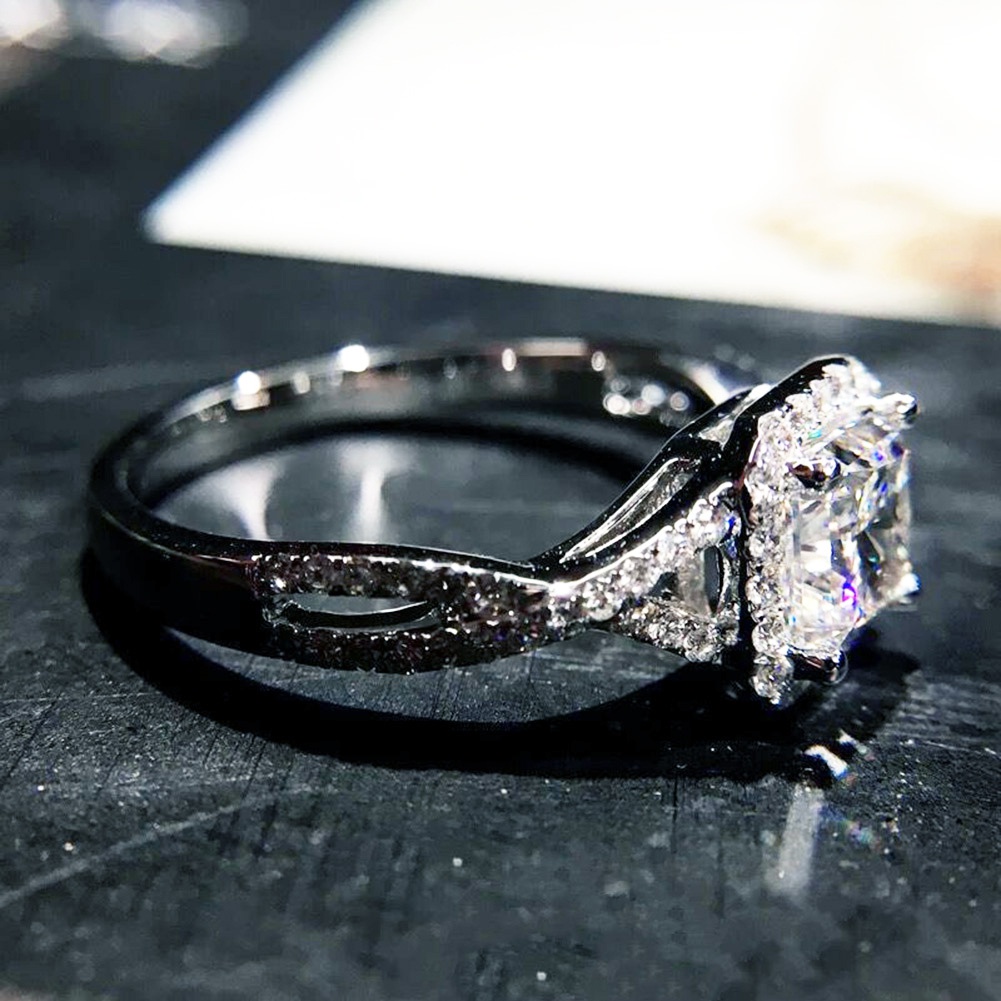 Nhẫn ĐíNh Đá Zircon Sang TrọNg Cho Nữ