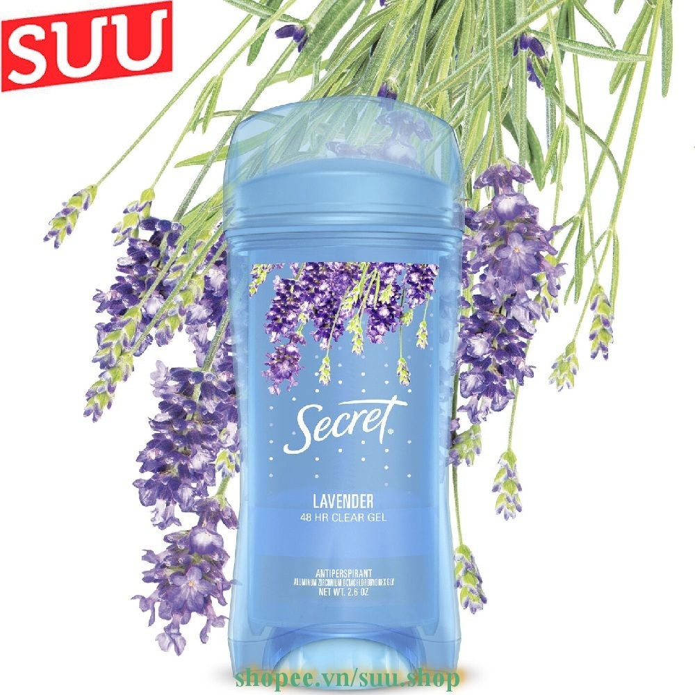 Gel Khử Mùi Nữ 73G Secret Luxe Lavender suu.shop cam kết 100% chính hãng