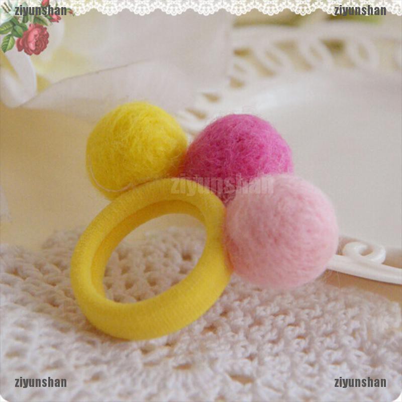 Set 2 / 5 / 10 Dây Cột Tóc Co Giãn Nhiều Màu Sắc Cho Bé Gái