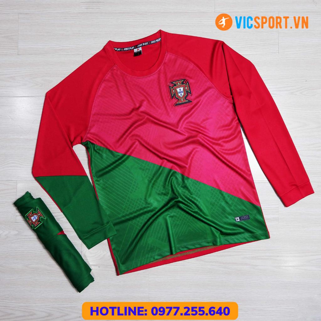 Áo Bóng Đá Tay Dài, Quần Áo Đá Banh Thủ Môn Đội Tuyển Quốc Gia Thun Lạnh Thoáng Mát 2023 -  Vicsport