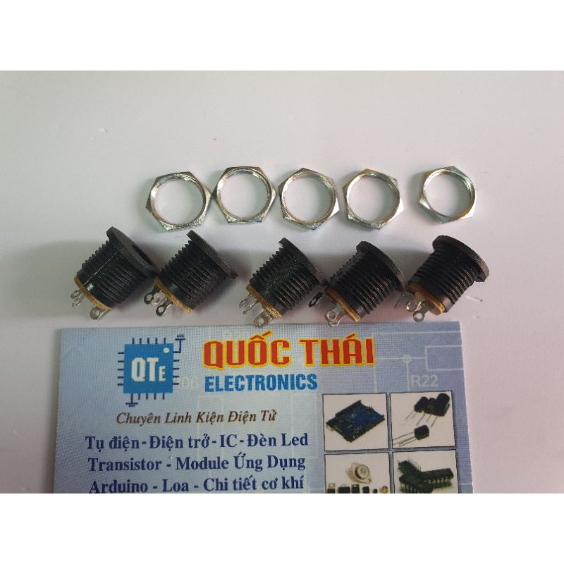 [Mã ELHACE giảm 4% đơn 300K] Combo 5 jack dc cái văn ốc 2.5mm