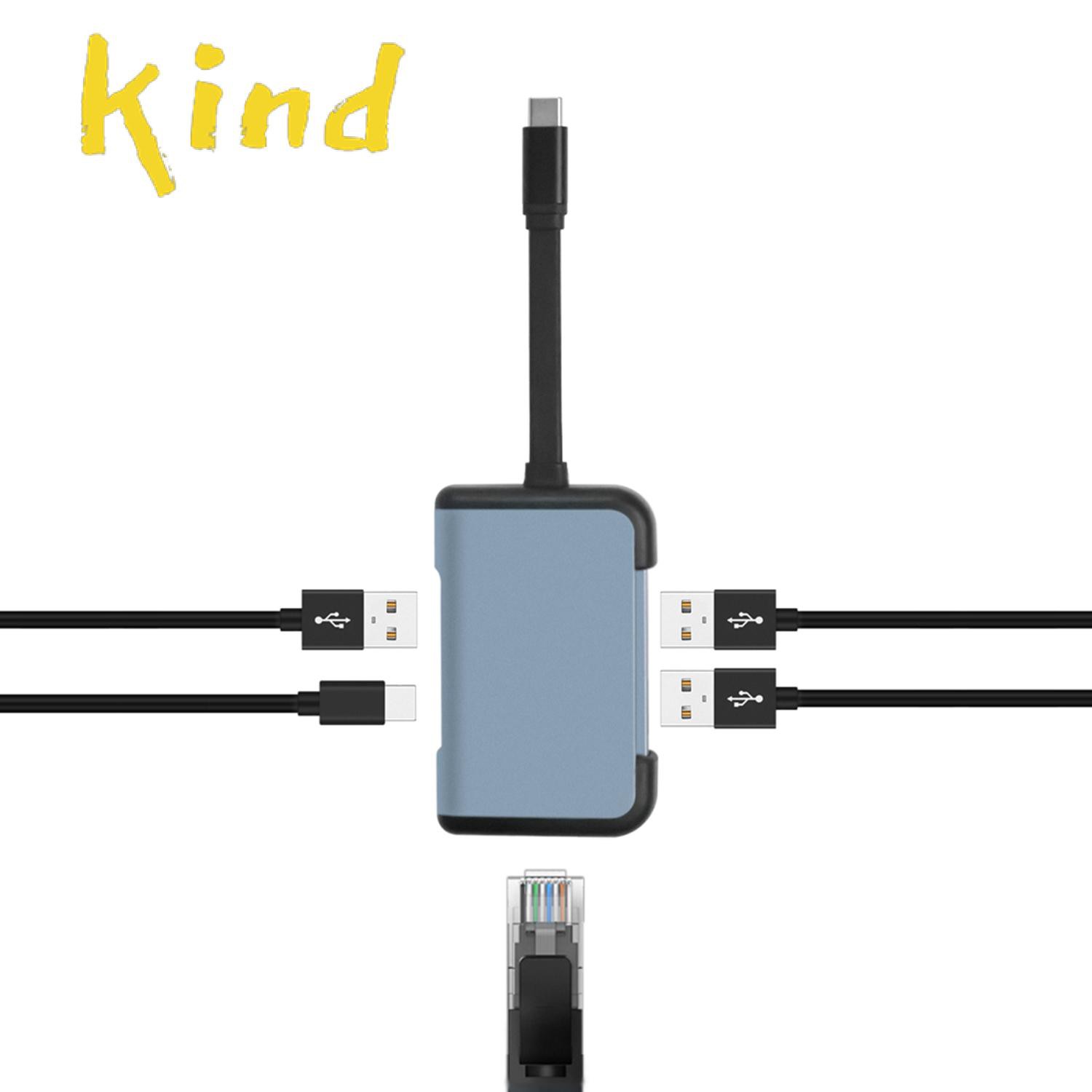 Bộ Chia 3 Cổng Usb 3.0 1000mbps Rj45 Gigabit Ethernet | BigBuy360 - bigbuy360.vn