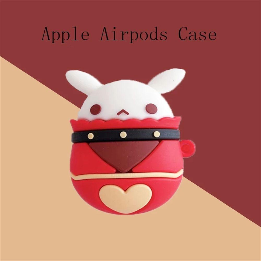 HARRIETT Genshin Impact Earphone Case Silicone Xmas Gift Wireless Earphone Protective Sleeve Earphone Accessories Cover Box for Airpods 1/2/Pro