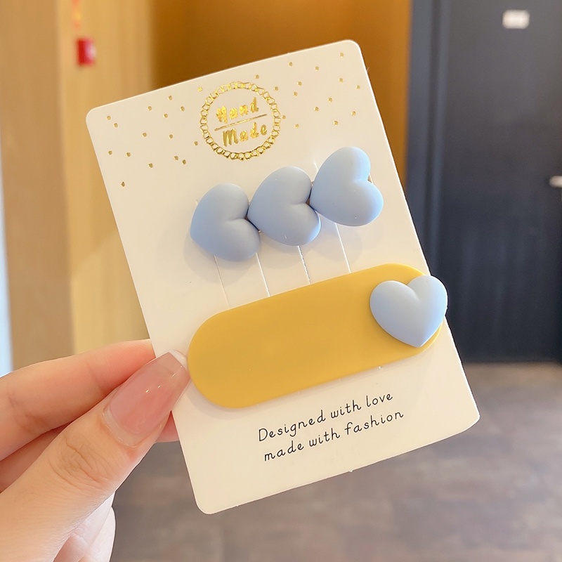 Kẹp Tóc Cỡ Nhỏ Màu Sắc Dễ Thương Phong Cách Nhật Bản Cho Nữ