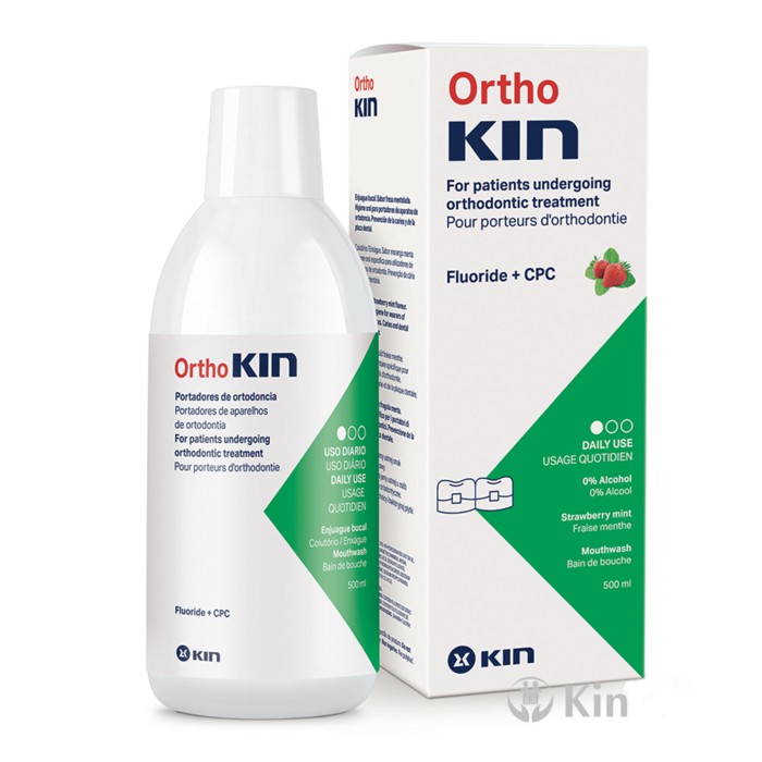 Nước súc miệng ORTHOKIN 500ml - Dành cho răng niềng