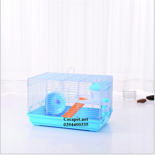 Lồng hamster size đại 47 x 30 x 30 cm full đồ như hình